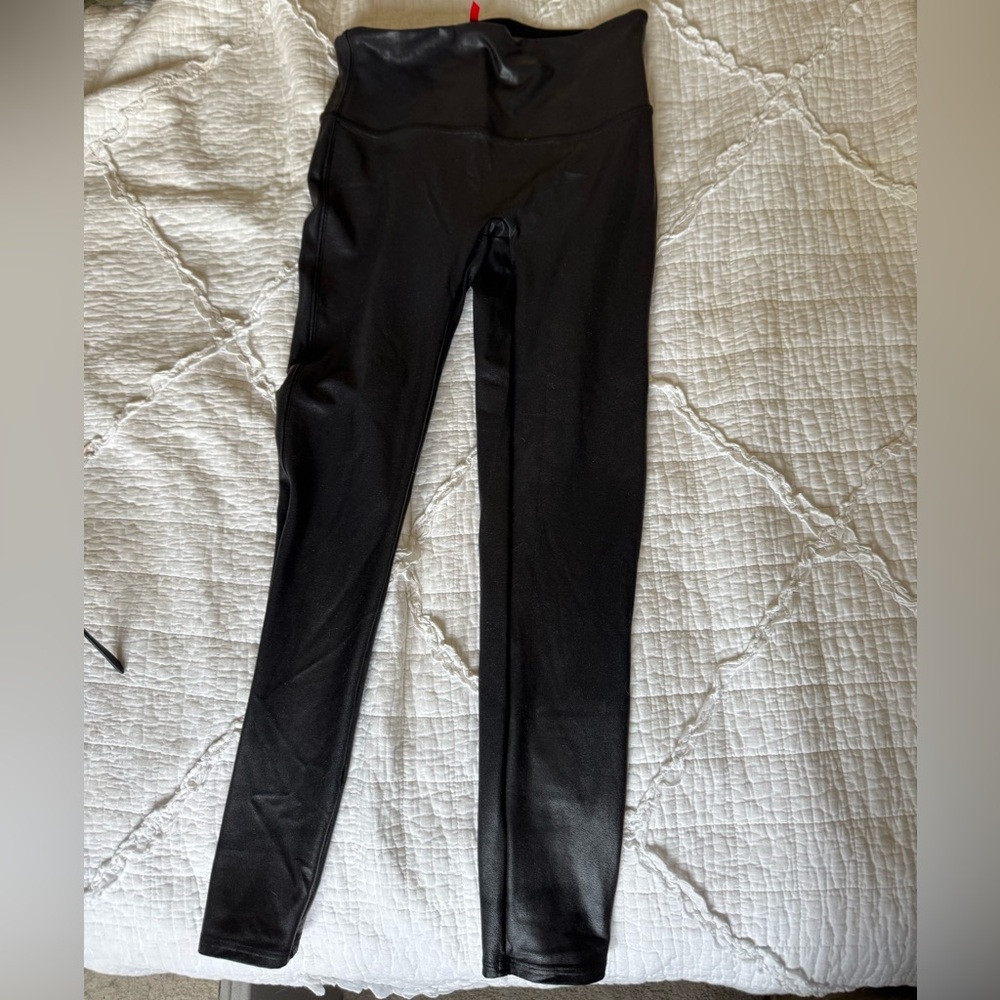 SPANX Faux Leather Leggings